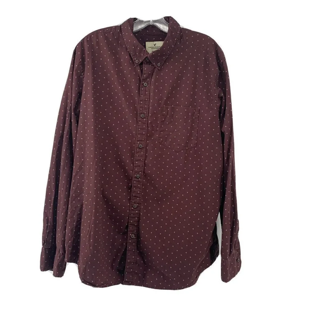 American Eagle Seriously Soft Button Up XL